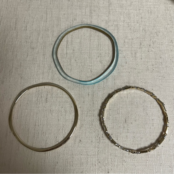 Alexis Bittar Thin Bangle Bracelet Set of 3 - Picture 3 of 6